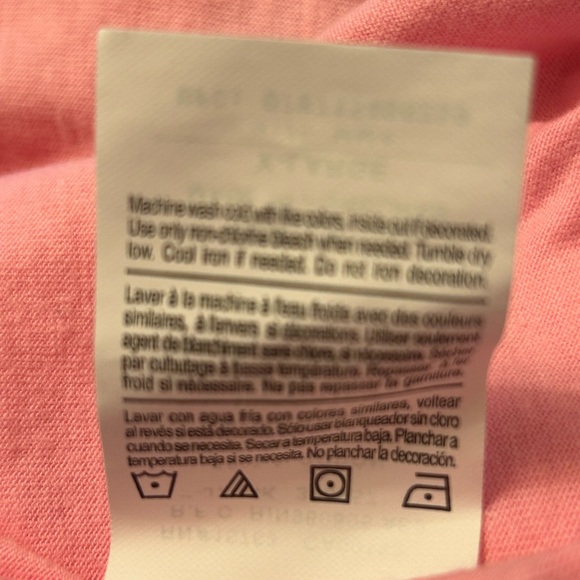 Hanes Live Love Color XL pink B neck tee - Picture 8 of 8